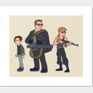 Terminator and Friends Posters and Art
